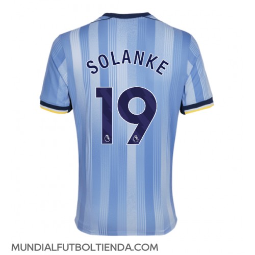 Camiseta Tottenham Hotspur Dominic Solanke #19 Segunda Equipación Replica 2024-25 mangas cortas